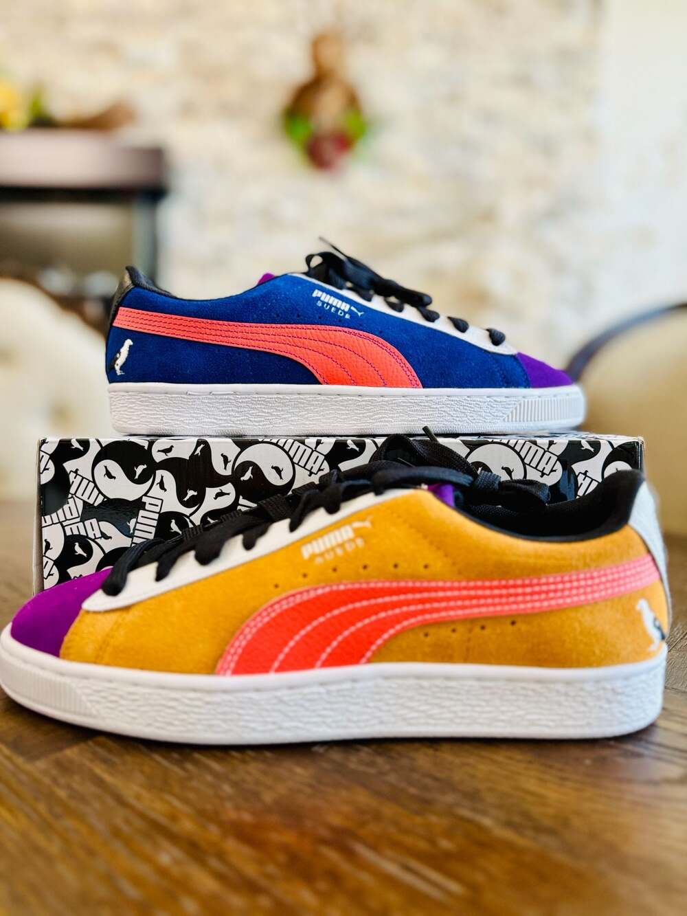 Puma Jeff Staple x Suede Create from Light Sneakers Size 8 387355-01 Brand New
